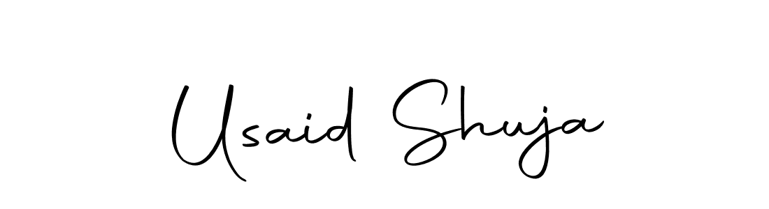 How to make Usaid Shuja signature? Autography-DOLnW is a professional autograph style. Create handwritten signature for Usaid Shuja name. Usaid Shuja signature style 10 images and pictures png