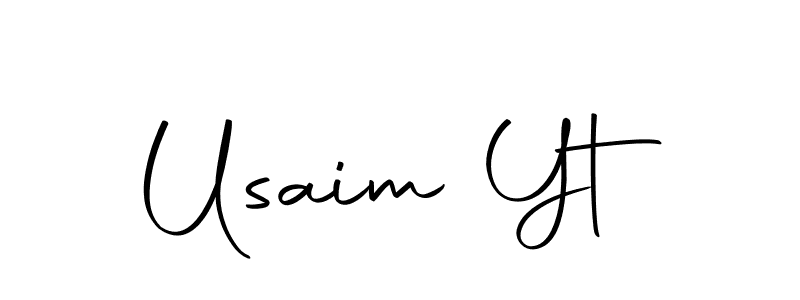 How to make Usaim Yt signature? Autography-DOLnW is a professional autograph style. Create handwritten signature for Usaim Yt name. Usaim Yt signature style 10 images and pictures png