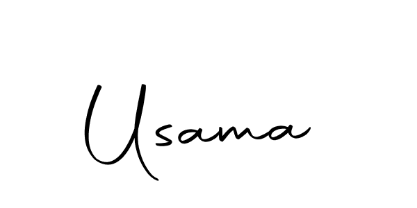 Create a beautiful signature design for name Usama . With this signature (Autography-DOLnW) fonts, you can make a handwritten signature for free. Usama  signature style 10 images and pictures png