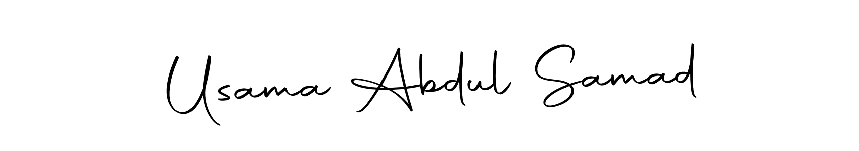 Make a beautiful signature design for name Usama Abdul Samad. Use this online signature maker to create a handwritten signature for free. Usama Abdul Samad signature style 10 images and pictures png