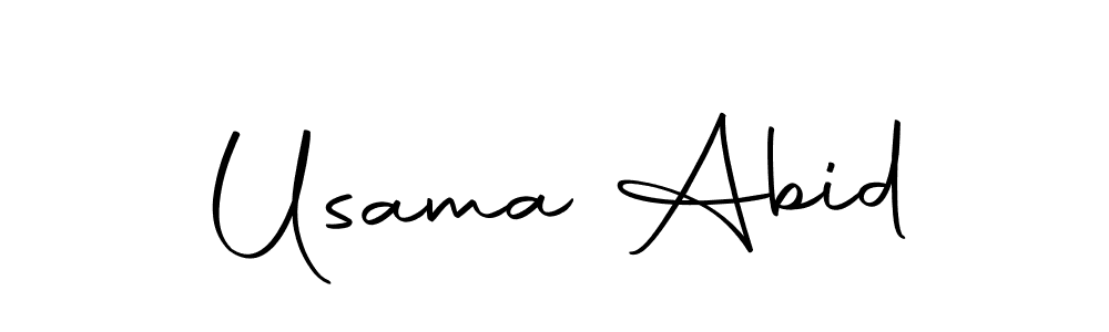 Usama Abid stylish signature style. Best Handwritten Sign (Autography-DOLnW) for my name. Handwritten Signature Collection Ideas for my name Usama Abid. Usama Abid signature style 10 images and pictures png