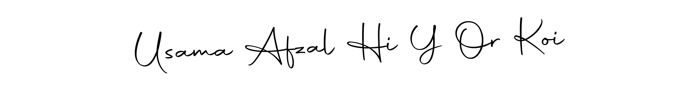 Usama Afzal Hi Y Or Koi stylish signature style. Best Handwritten Sign (Autography-DOLnW) for my name. Handwritten Signature Collection Ideas for my name Usama Afzal Hi Y Or Koi. Usama Afzal Hi Y Or Koi signature style 10 images and pictures png