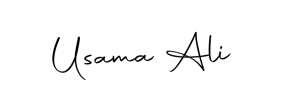 Create a beautiful signature design for name Usama Ali. With this signature (Autography-DOLnW) fonts, you can make a handwritten signature for free. Usama Ali signature style 10 images and pictures png