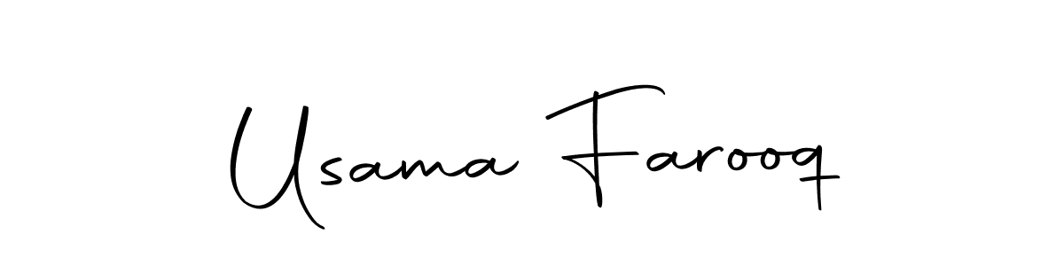 Also we have Usama Farooq name is the best signature style. Create professional handwritten signature collection using Autography-DOLnW autograph style. Usama Farooq signature style 10 images and pictures png