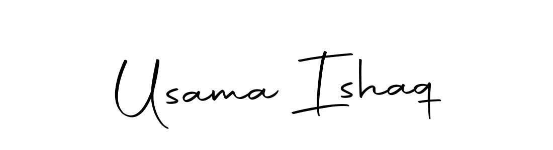 if you are searching for the best signature style for your name Usama Ishaq. so please give up your signature search. here we have designed multiple signature styles  using Autography-DOLnW. Usama Ishaq signature style 10 images and pictures png