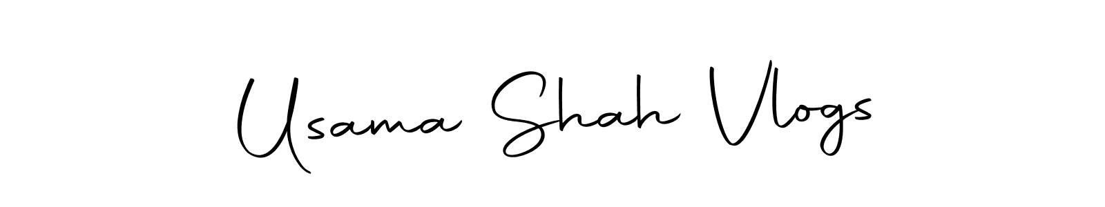 Make a short Usama Shah Vlogs signature style. Manage your documents anywhere anytime using Autography-DOLnW. Create and add eSignatures, submit forms, share and send files easily. Usama Shah Vlogs signature style 10 images and pictures png