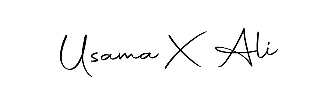 Usama X Ali stylish signature style. Best Handwritten Sign (Autography-DOLnW) for my name. Handwritten Signature Collection Ideas for my name Usama X Ali. Usama X Ali signature style 10 images and pictures png