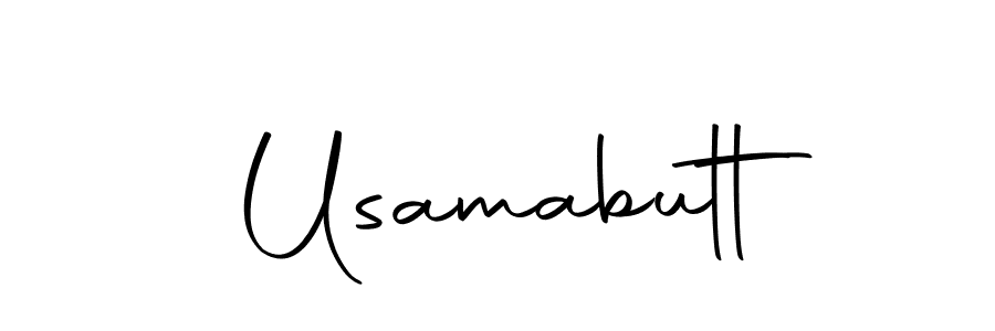 How to make Usamabutt signature? Autography-DOLnW is a professional autograph style. Create handwritten signature for Usamabutt name. Usamabutt signature style 10 images and pictures png