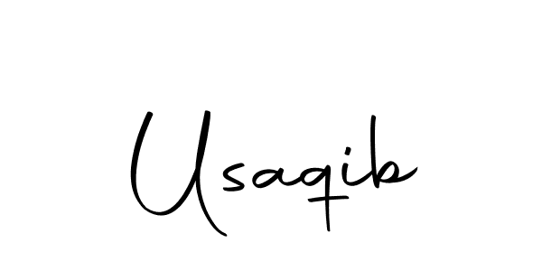 How to make Usaqib name signature. Use Autography-DOLnW style for creating short signs online. This is the latest handwritten sign. Usaqib signature style 10 images and pictures png