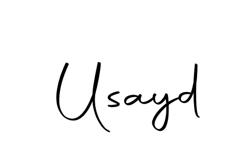 The best way (Autography-DOLnW) to make a short signature is to pick only two or three words in your name. The name Usayd include a total of six letters. For converting this name. Usayd signature style 10 images and pictures png