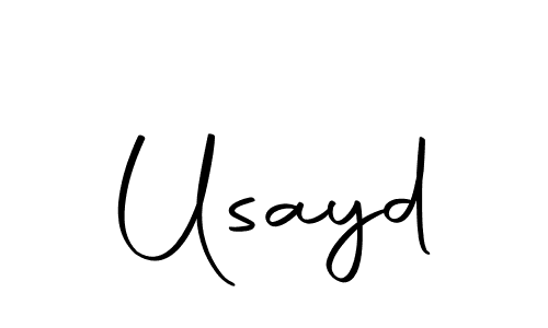 The best way (Autography-DOLnW) to make a short signature is to pick only two or three words in your name. The name Usayd include a total of six letters. For converting this name. Usayd signature style 10 images and pictures png