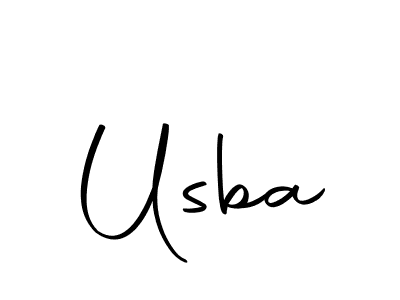 Use a signature maker to create a handwritten signature online. With this signature software, you can design (Autography-DOLnW) your own signature for name Usba. Usba signature style 10 images and pictures png