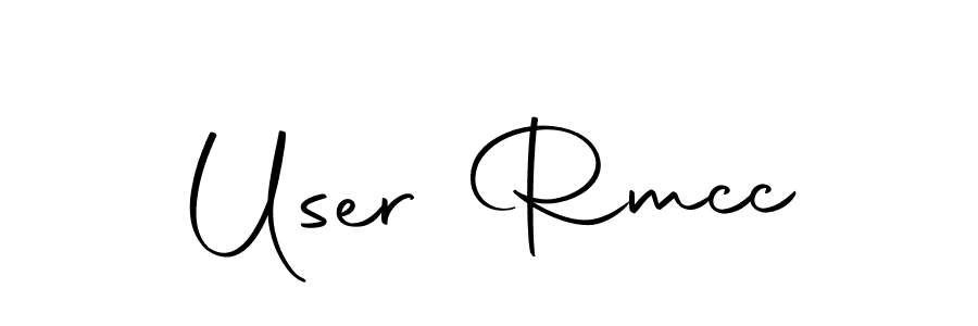 Use a signature maker to create a handwritten signature online. With this signature software, you can design (Autography-DOLnW) your own signature for name User Rmcc. User Rmcc signature style 10 images and pictures png