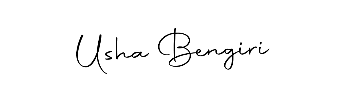 The best way (Autography-DOLnW) to make a short signature is to pick only two or three words in your name. The name Usha Bengiri include a total of six letters. For converting this name. Usha Bengiri signature style 10 images and pictures png