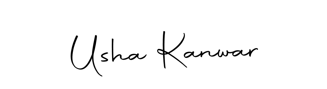 Also we have Usha Kanwar name is the best signature style. Create professional handwritten signature collection using Autography-DOLnW autograph style. Usha Kanwar signature style 10 images and pictures png