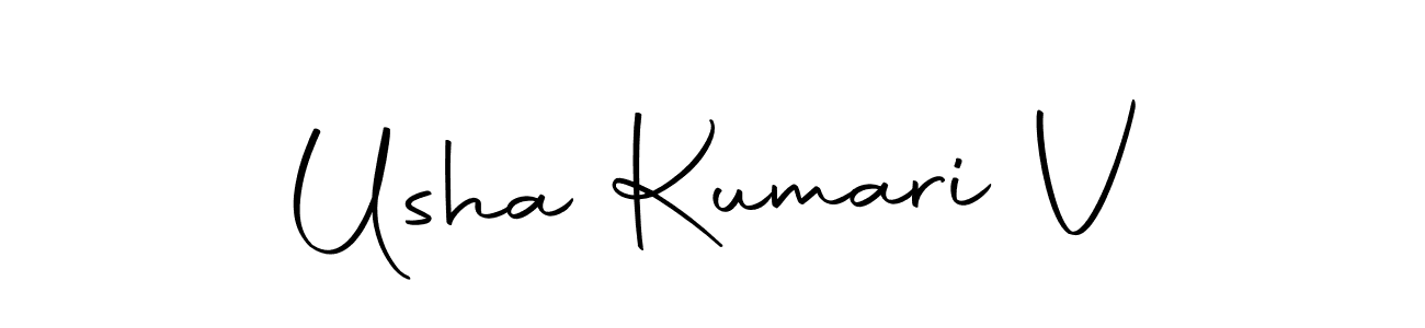 Once you've used our free online signature maker to create your best signature Autography-DOLnW style, it's time to enjoy all of the benefits that Usha Kumari V name signing documents. Usha Kumari V signature style 10 images and pictures png