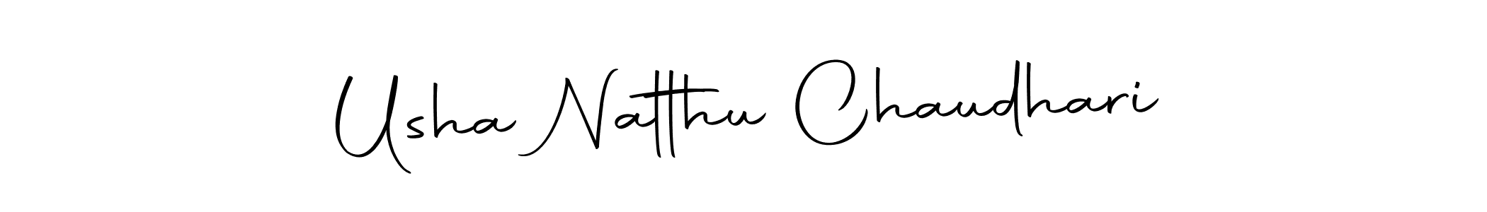 It looks lik you need a new signature style for name Usha Natthu Chaudhari. Design unique handwritten (Autography-DOLnW) signature with our free signature maker in just a few clicks. Usha Natthu Chaudhari signature style 10 images and pictures png
