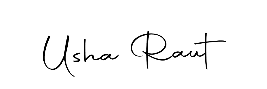 if you are searching for the best signature style for your name Usha Raut. so please give up your signature search. here we have designed multiple signature styles  using Autography-DOLnW. Usha Raut signature style 10 images and pictures png