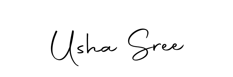 if you are searching for the best signature style for your name Usha Sree. so please give up your signature search. here we have designed multiple signature styles  using Autography-DOLnW. Usha Sree signature style 10 images and pictures png