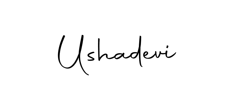 How to make Ushadevi name signature. Use Autography-DOLnW style for creating short signs online. This is the latest handwritten sign. Ushadevi signature style 10 images and pictures png