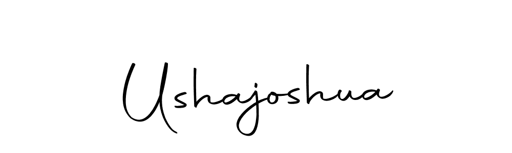 Design your own signature with our free online signature maker. With this signature software, you can create a handwritten (Autography-DOLnW) signature for name Ushajoshua. Ushajoshua signature style 10 images and pictures png