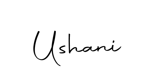 Design your own signature with our free online signature maker. With this signature software, you can create a handwritten (Autography-DOLnW) signature for name Ushani. Ushani signature style 10 images and pictures png