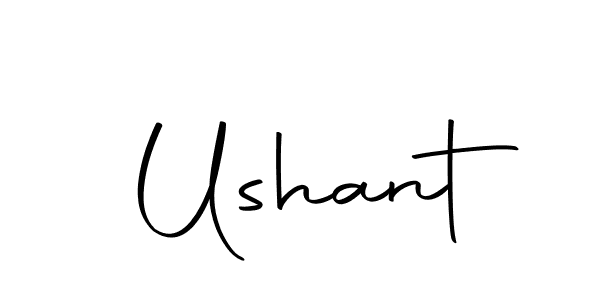 You should practise on your own different ways (Autography-DOLnW) to write your name (Ushant) in signature. don't let someone else do it for you. Ushant signature style 10 images and pictures png