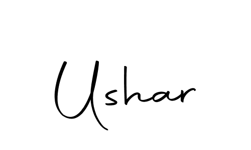 Design your own signature with our free online signature maker. With this signature software, you can create a handwritten (Autography-DOLnW) signature for name Ushar. Ushar signature style 10 images and pictures png