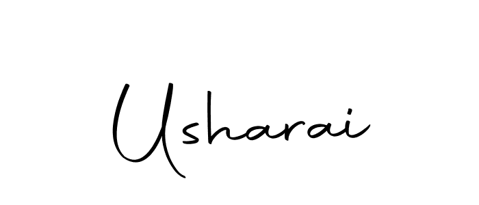 You should practise on your own different ways (Autography-DOLnW) to write your name (Usharai) in signature. don't let someone else do it for you. Usharai signature style 10 images and pictures png