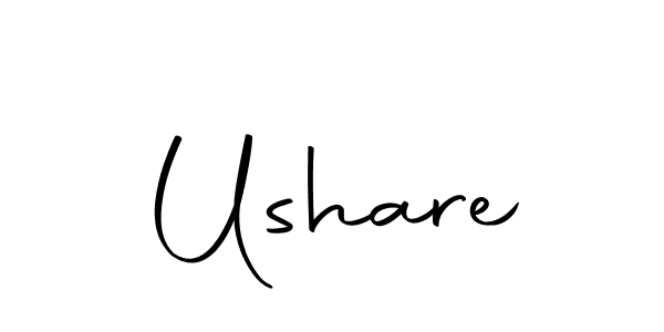 Create a beautiful signature design for name Ushare. With this signature (Autography-DOLnW) fonts, you can make a handwritten signature for free. Ushare signature style 10 images and pictures png