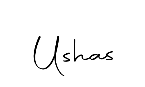 Ushas stylish signature style. Best Handwritten Sign (Autography-DOLnW) for my name. Handwritten Signature Collection Ideas for my name Ushas. Ushas signature style 10 images and pictures png