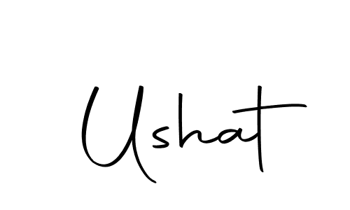 Make a beautiful signature design for name Ushat. With this signature (Autography-DOLnW) style, you can create a handwritten signature for free. Ushat signature style 10 images and pictures png