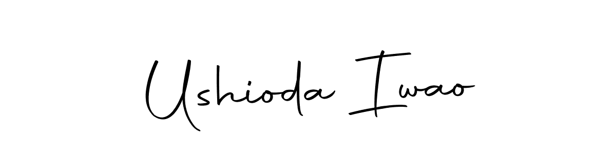 How to make Ushioda Iwao signature? Autography-DOLnW is a professional autograph style. Create handwritten signature for Ushioda Iwao name. Ushioda Iwao signature style 10 images and pictures png