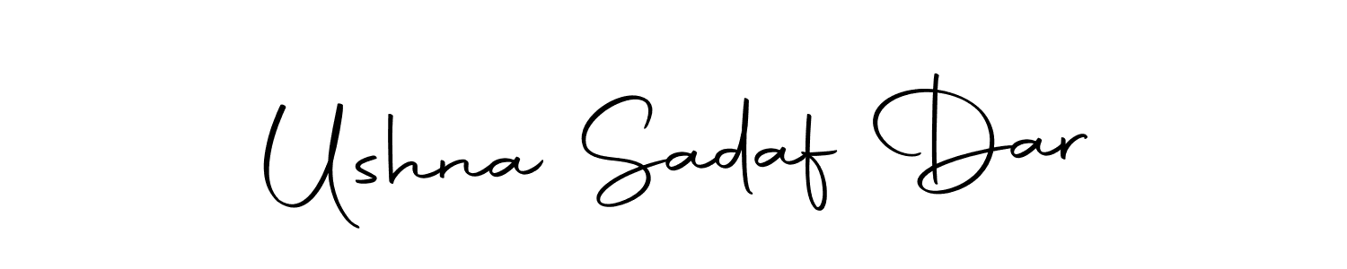 if you are searching for the best signature style for your name Ushna Sadaf Dar. so please give up your signature search. here we have designed multiple signature styles  using Autography-DOLnW. Ushna Sadaf Dar signature style 10 images and pictures png