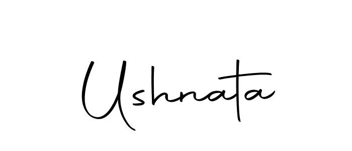 Design your own signature with our free online signature maker. With this signature software, you can create a handwritten (Autography-DOLnW) signature for name Ushnata. Ushnata signature style 10 images and pictures png