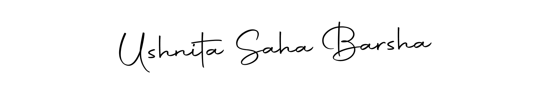 Check out images of Autograph of Ushnita Saha Barsha name. Actor Ushnita Saha Barsha Signature Style. Autography-DOLnW is a professional sign style online. Ushnita Saha Barsha signature style 10 images and pictures png