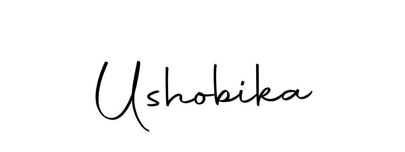 Here are the top 10 professional signature styles for the name Ushobika. These are the best autograph styles you can use for your name. Ushobika signature style 10 images and pictures png