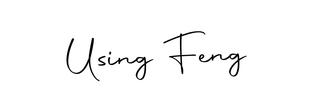 The best way (Autography-DOLnW) to make a short signature is to pick only two or three words in your name. The name Using Feng include a total of six letters. For converting this name. Using Feng signature style 10 images and pictures png