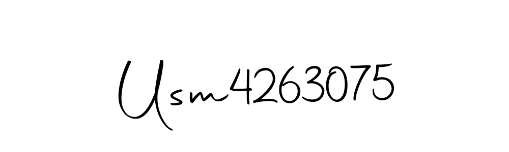 Also we have Usm4263075 name is the best signature style. Create professional handwritten signature collection using Autography-DOLnW autograph style. Usm4263075 signature style 10 images and pictures png