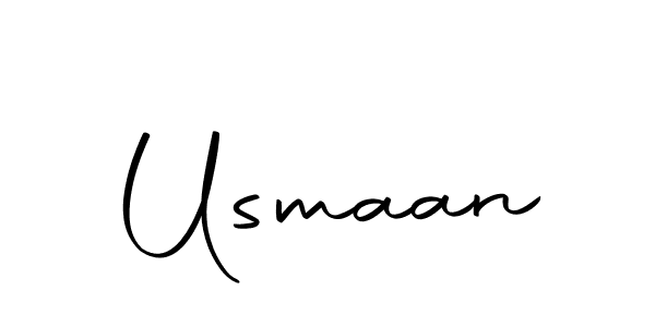 Use a signature maker to create a handwritten signature online. With this signature software, you can design (Autography-DOLnW) your own signature for name Usmaan. Usmaan signature style 10 images and pictures png