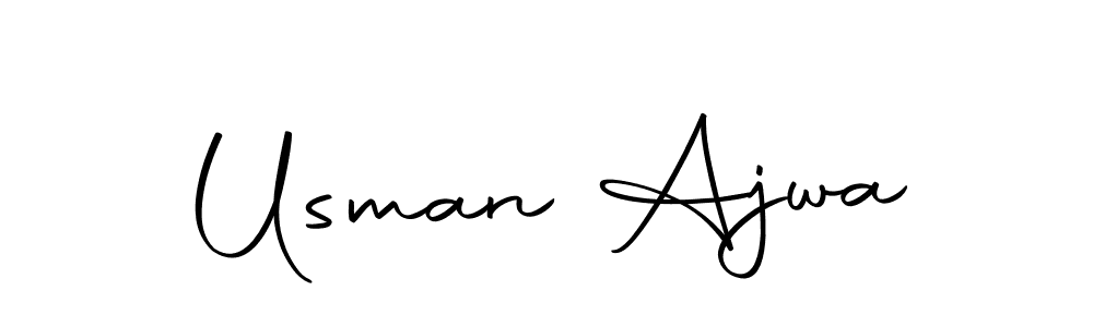 You should practise on your own different ways (Autography-DOLnW) to write your name (Usman Ajwa) in signature. don't let someone else do it for you. Usman Ajwa signature style 10 images and pictures png
