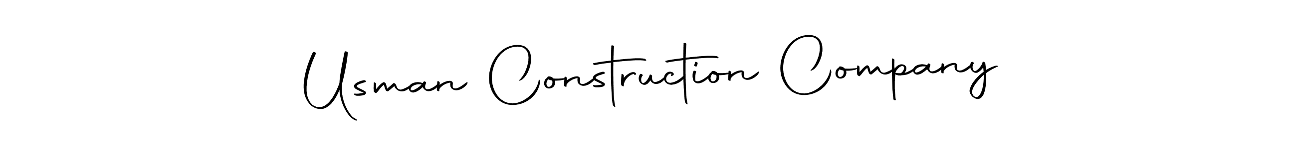 This is the best signature style for the Usman Construction Company name. Also you like these signature font (Autography-DOLnW). Mix name signature. Usman Construction Company signature style 10 images and pictures png