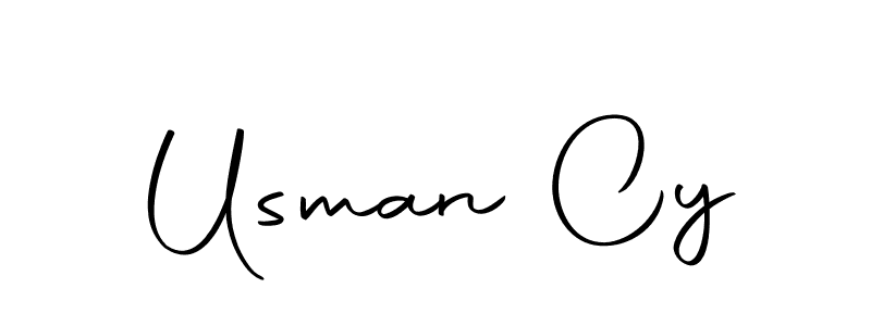 Also we have Usman Cy name is the best signature style. Create professional handwritten signature collection using Autography-DOLnW autograph style. Usman Cy signature style 10 images and pictures png