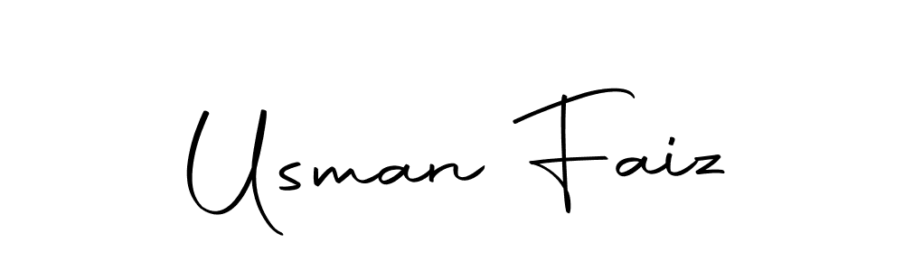 Usman Faiz stylish signature style. Best Handwritten Sign (Autography-DOLnW) for my name. Handwritten Signature Collection Ideas for my name Usman Faiz. Usman Faiz signature style 10 images and pictures png