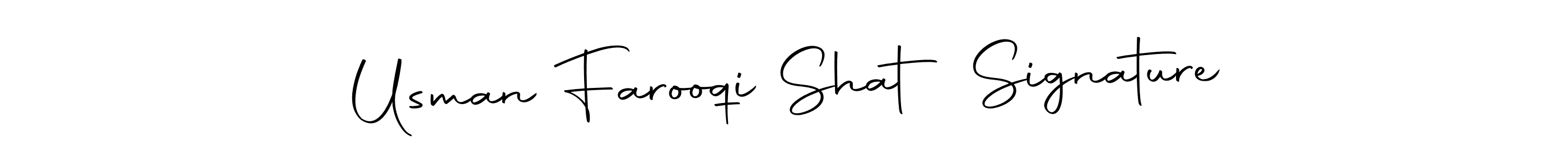 It looks lik you need a new signature style for name Usman Farooqi Shat Signature. Design unique handwritten (Autography-DOLnW) signature with our free signature maker in just a few clicks. Usman Farooqi Shat Signature signature style 10 images and pictures png