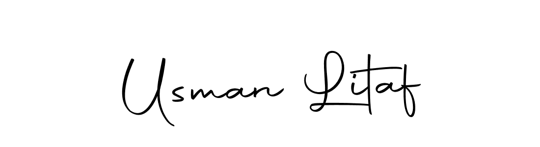 This is the best signature style for the Usman Litaf name. Also you like these signature font (Autography-DOLnW). Mix name signature. Usman Litaf signature style 10 images and pictures png