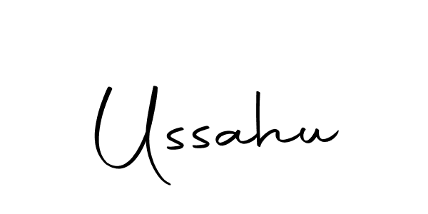 Design your own signature with our free online signature maker. With this signature software, you can create a handwritten (Autography-DOLnW) signature for name Ussahu. Ussahu signature style 10 images and pictures png