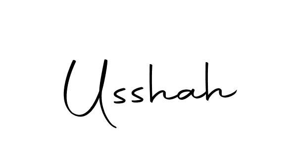 Make a beautiful signature design for name Usshah. With this signature (Autography-DOLnW) style, you can create a handwritten signature for free. Usshah signature style 10 images and pictures png