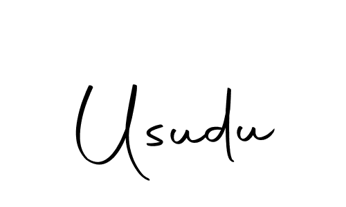 You should practise on your own different ways (Autography-DOLnW) to write your name (Usudu) in signature. don't let someone else do it for you. Usudu signature style 10 images and pictures png