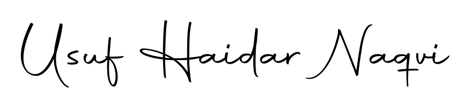 Enhance your business communications with Usuf Haidar Naqvi signature in Autography-DOLnW lettering. Clean, modern, and universally compatible. Usuf Haidar Naqvi signature style 10 images and pictures png